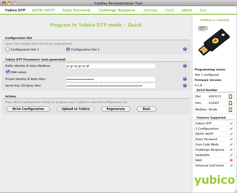 Yubico Personalization Tool